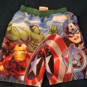 Boys 3T Marvel Avengers Swim Trunks